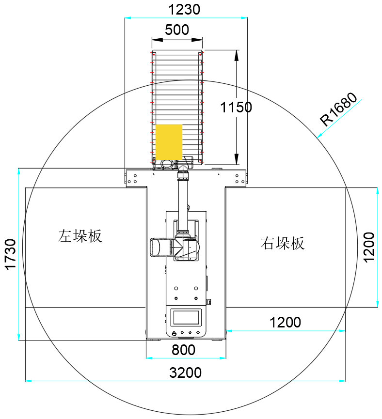 YQ-WP20协作码垛机器人